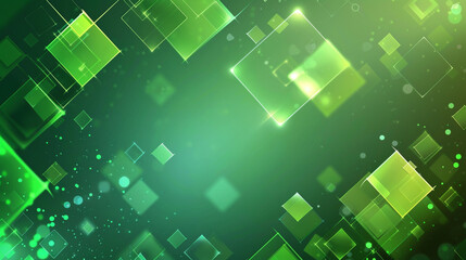 Android green box rectangle background vector presentation design. PowerPoint and Business background.