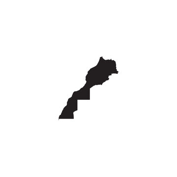 recommend clip art: Morocco map isolated on white background, vector illustration design