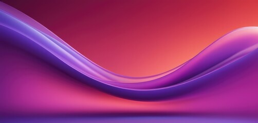 Obraz premium Flow color gradient flow of red and orange. Volumetric gradient shapes.