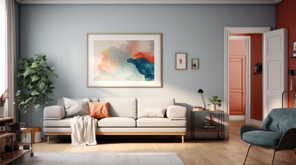 AI Paint Visualizer, painting technology, customers can visualize paints and room concept before working, AI generated