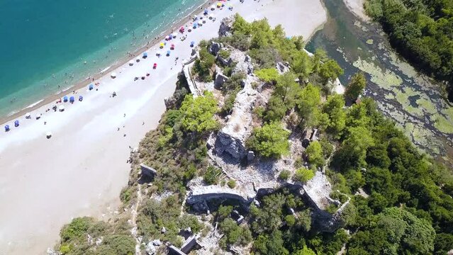 Discover the Ancient Marvels of Olympus, Turkey: Aerial Drone Footage Reveals Spectacular Ruins and Heritage