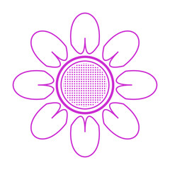flower icon illustration vector