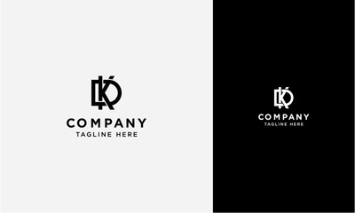 DK or KD initial logo concept monogram,logo template designed to make your logo process easy and approachable. All colors and text can be modified - obrazy, fototapety, plakaty