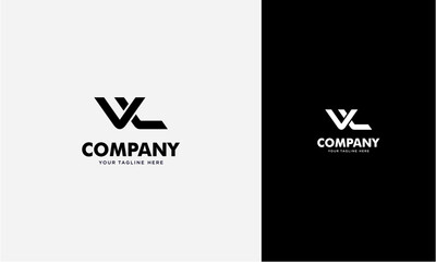 VL initial logo concept monogram,logo template designed to make your logo process easy and approachable. All colors and text can be modified - obrazy, fototapety, plakaty