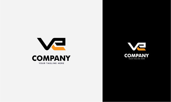 VE initial logo concept monogram,logo template designed to make your logo process easy and approachable. All colors and text can be modified