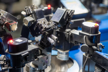 industry standard for diamond automatic polishing machines multiple heads placed in a diamond polishing factory