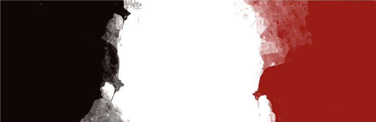 和風の赤と黒のフレーム