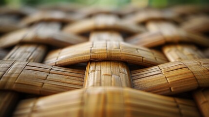 Bamboo weaving texture background