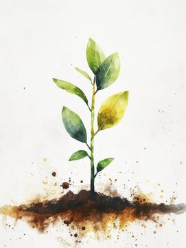 Parable of the Mustard Seed Illustration Generative AI