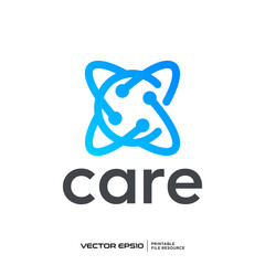 Abstract technology logo vector illustration