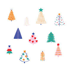 cute christmas tree set for girls