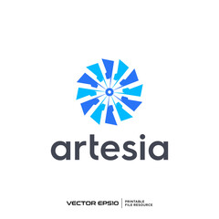 Abstract technology logo vector illustration