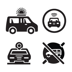  Traffic Car design icon vector illustrator