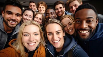 Obraz premium People in a corporate setting Generative AI