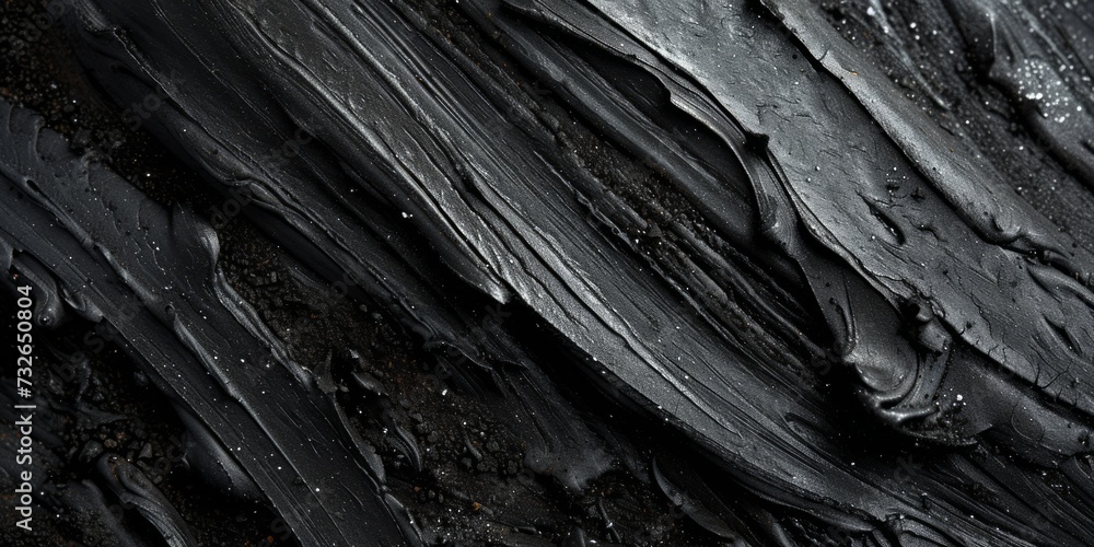 Poster charcoal texture close-up background generative ai