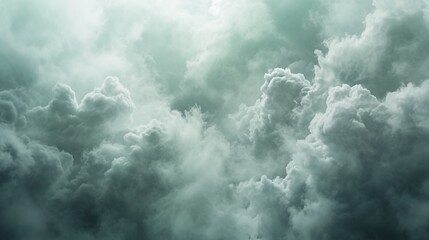 Enigmatic Mist: Captivating Smoke-Filled Cloudscapes for Graphic Backgrounds - obrazy, fototapety, plakaty