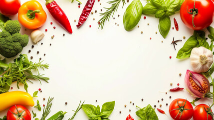 vegetables on a wooden background