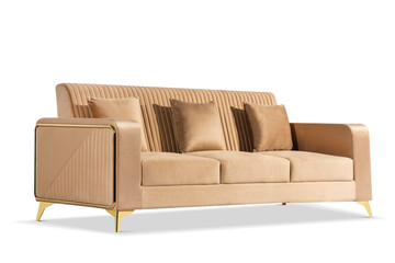 Sofa furniture isolated on white background