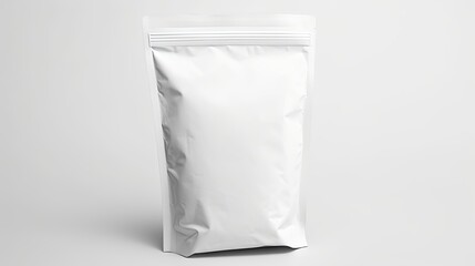 Mockup Coffee bag on white background. Packaging template mockup