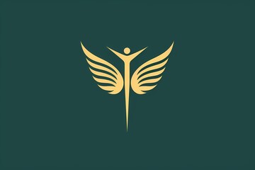 An organic symbol logo inspired by flora and fauna