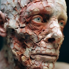 zombie skin disease spreads rapidly,leaving its victims with a pallid complexion grotesque lesions that mar their once-human appearance.the infection progresses,the skin becomes increasingly necrotic.