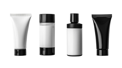 bottle plastic no text for makeup and cosmetics brands. png file