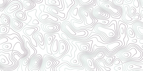 Abstract colorfull topography vector background. Topographic map. Geographic mountain relief. counter map wavy line paper textrue. grid curve line abstract vector illustration