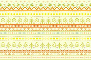 Ethnic pastel geometric traditional seamless pattern. Native Aztec style design for fabric, texture, decorative, interior, printing, fashion, nursery design, embroidery, ornament, elements 