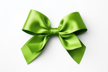 Green Bow and Ribbon for Festive Occasions. Perfect for Christmas, Birthday, and Gift Decorations