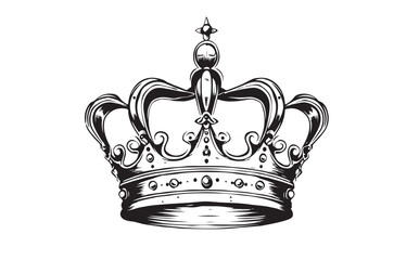 The Royal Crown, hand drawn style.