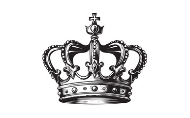 The Royal Crown, hand drawn style.