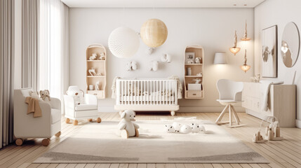 a charming haven with this cute baby room interior
