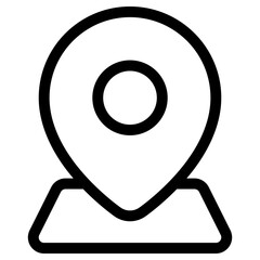 location icon, simple vector design