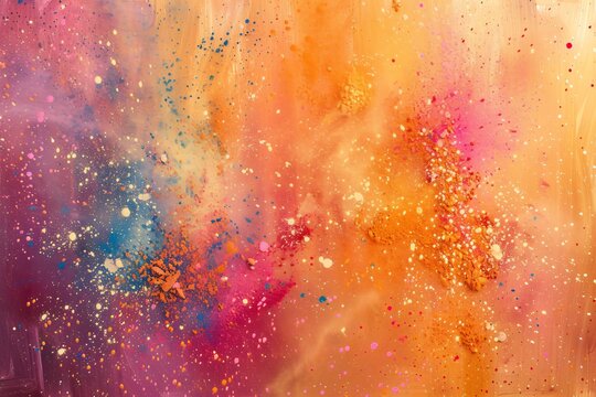Abstract colorful paints background. Festival of the color, Phagwah, Holi. Happy holiday concept. Creative design for banner, poster 