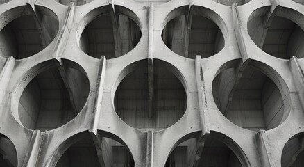  Neo brutalism building backdrop
