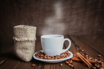 a coffee bean bag