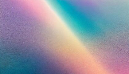 abstract pastel holographic blurred grainy gradient banner background texture colorful digital grain soft noise effect pattern lo fi multicolor vintage retro design - obrazy, fototapety, plakaty