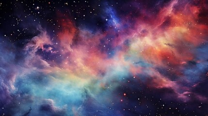 Fototapeta premium A Captivating Representation of a Radiant Cosmos View: Embracing the Splendor of the Celestial Realm