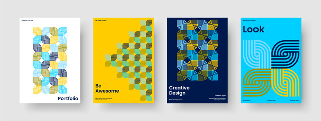 Geometric Business Presentation Layout. Modern Brochure Template. Creative Poster Design. Background. Flyer. Banner. Report. Book Cover. Journal. Brand Identity. Advertising. Portfolio. Catalog
