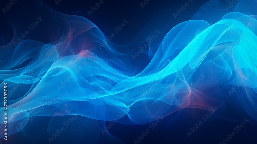 Poster diving into a mesmerizing blue abstract background: a serene exploration of color and form