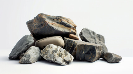 Rocks, boulders, isolated - obrazy, fototapety, plakaty