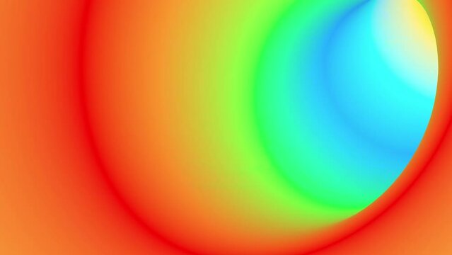 Vibrant color tunnel rainbow intro able to loop