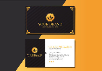 Black and Gold Luxury Business Card