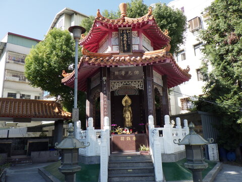 TAICHUNG, TAIWAN - December 31, 2023 :Famous temple scenery in Taichung, Taiwan