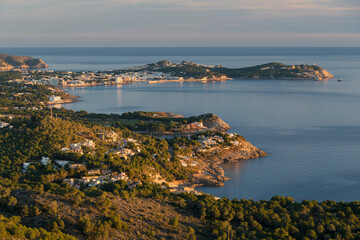 Blick vom Cap Vermell nach Norden, Mallorca, Balearen, Katalonien, Spanien