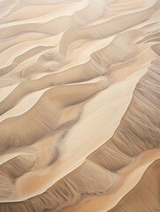 Fototapeta na wymiar Aerial Dunes Artwork: Desert Print, Nature Wall Art - Striking Desert Beauty