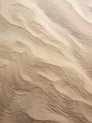 Fototapeta na wymiar Aerial Dunes Art: Vintage Sand Print of a Desert Landscape.