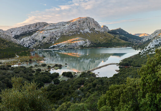 Embassament de C&uacute;ber, Serra de Tramuntana, Mallorca, Balearen, Katalonien, Spanien