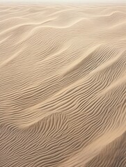 Fototapeta na wymiar Aerial Sand Print: Vintage Nature Artwork of Desert Dunes