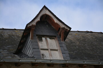 Saint-Herblain - Le manoir de la Bégraisière - Fenêtre mansardée